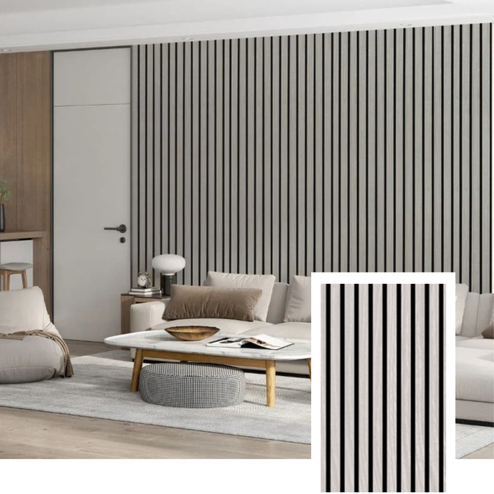 Norelle Akustik-Lamellenplatte – Nussbaum (2,7 m × 1,10 m)